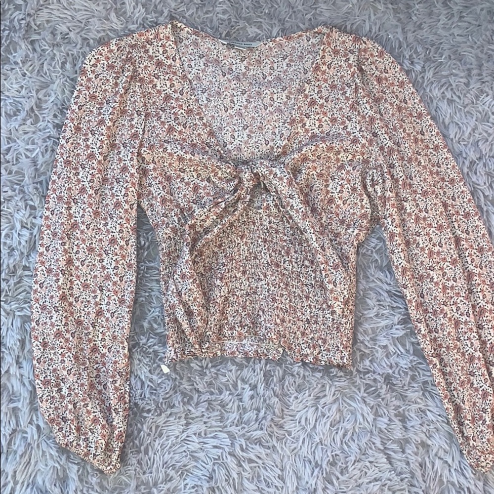 long sleeve american eagle blouse